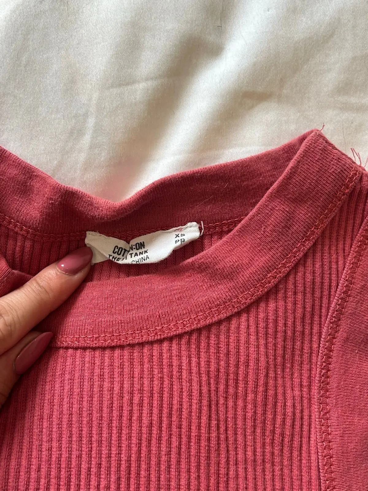Cotton On Ribbed Sleeveless Tank Top