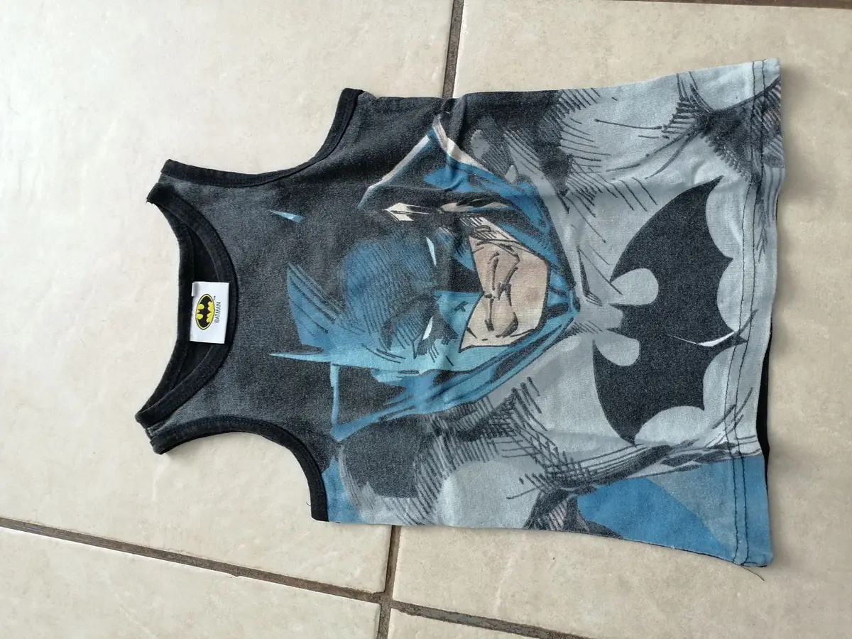 Batman Graphic Print Sleeveless Vest