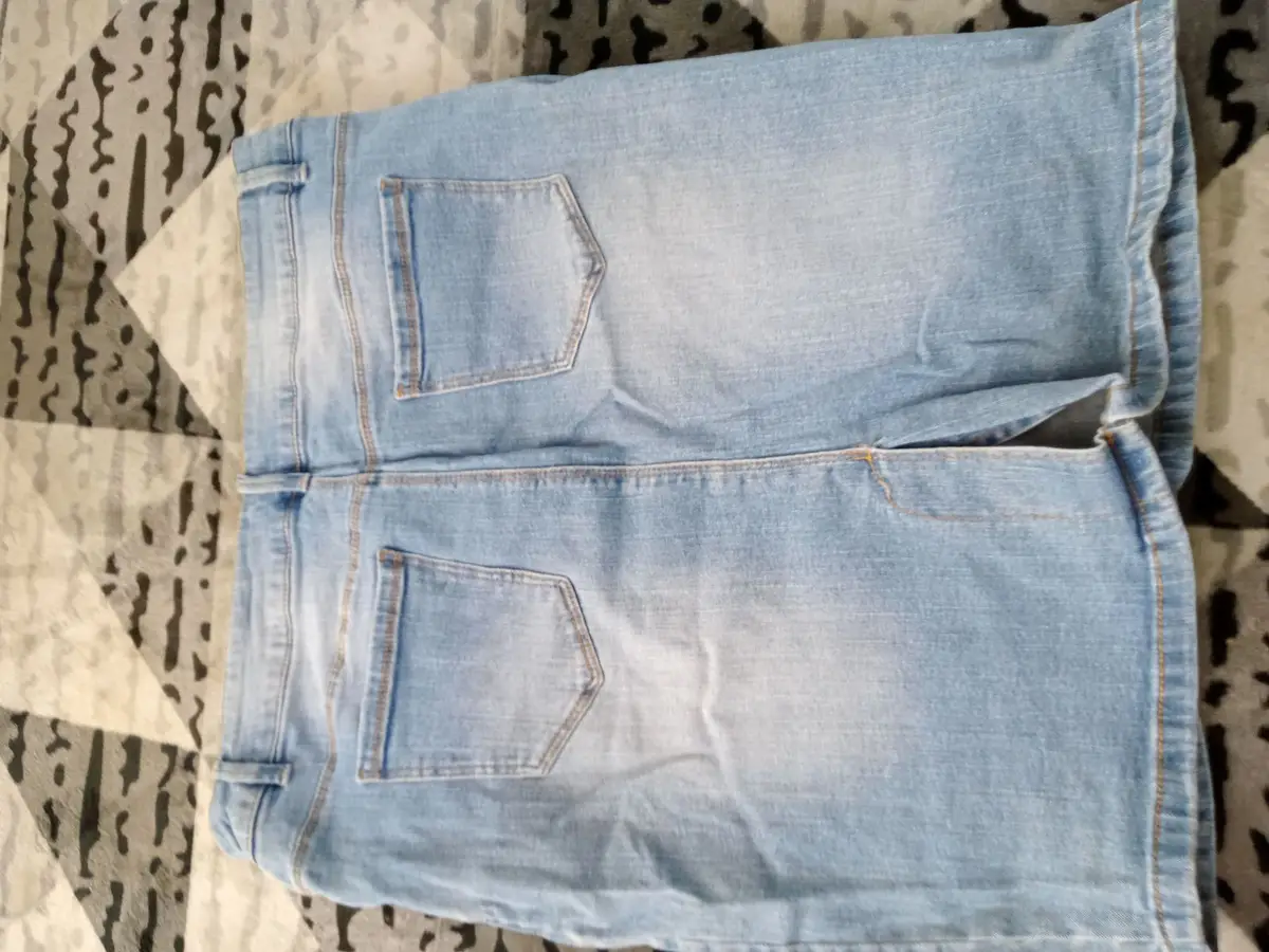 Light Wash Denim Shorts