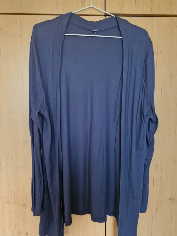 Navy cardigan