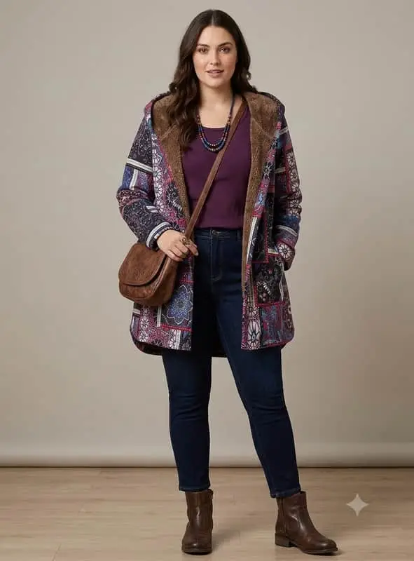 Hooded shacket
