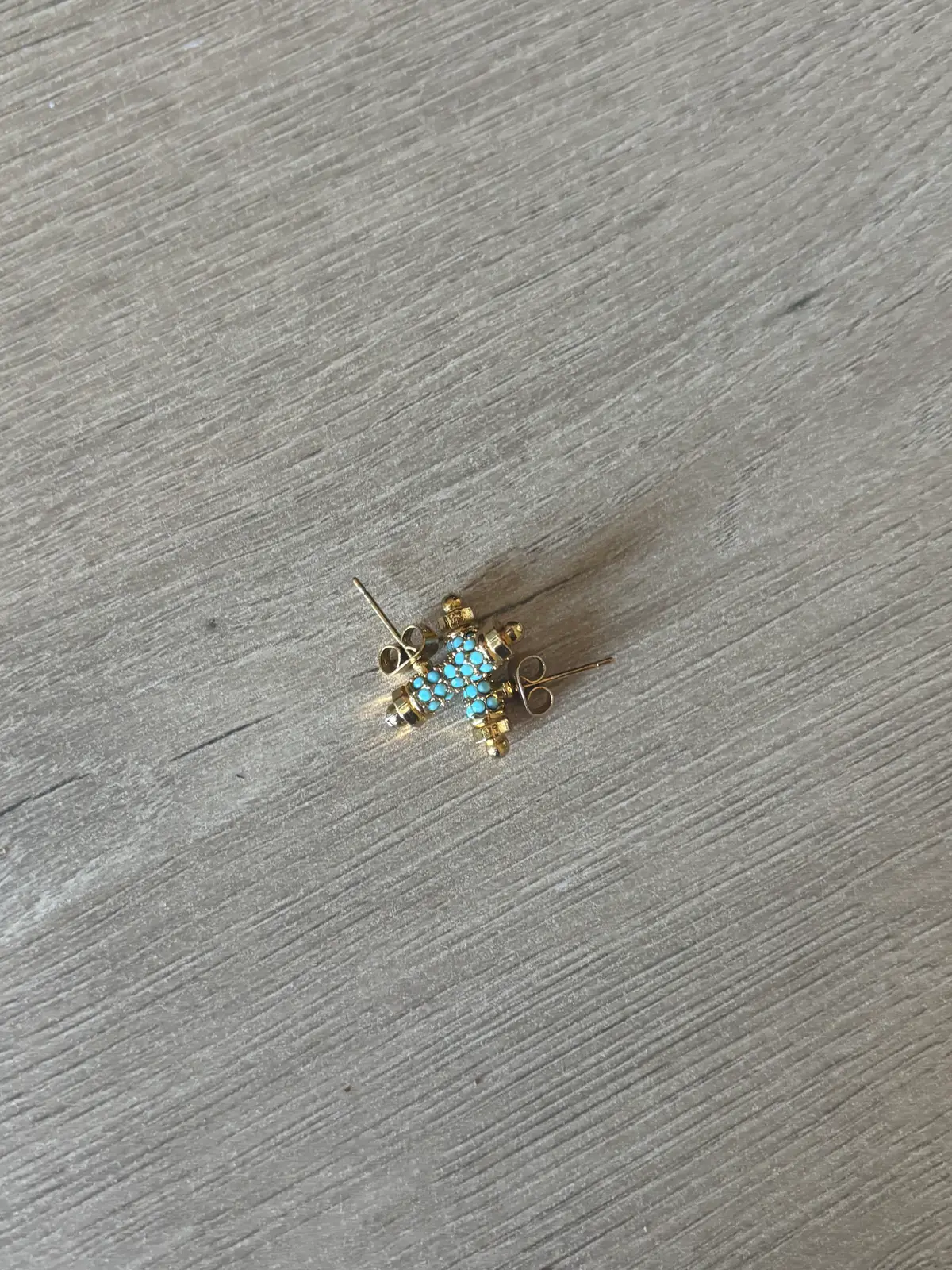 Lovisa Vintage gold and blue earrings