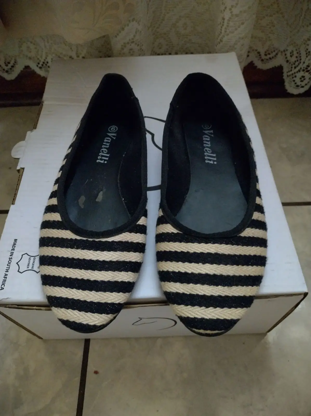 Vanelli Vanelli Striped Ballet Flats
