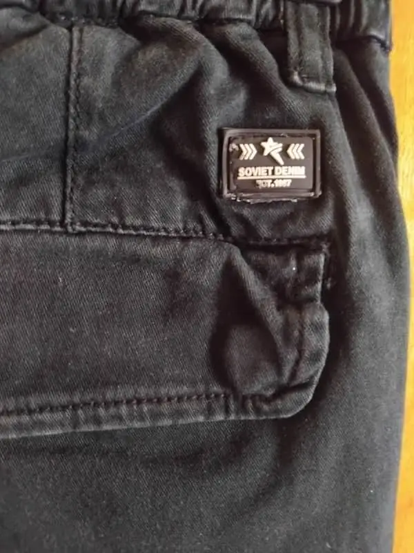 Soviet black cargo pants