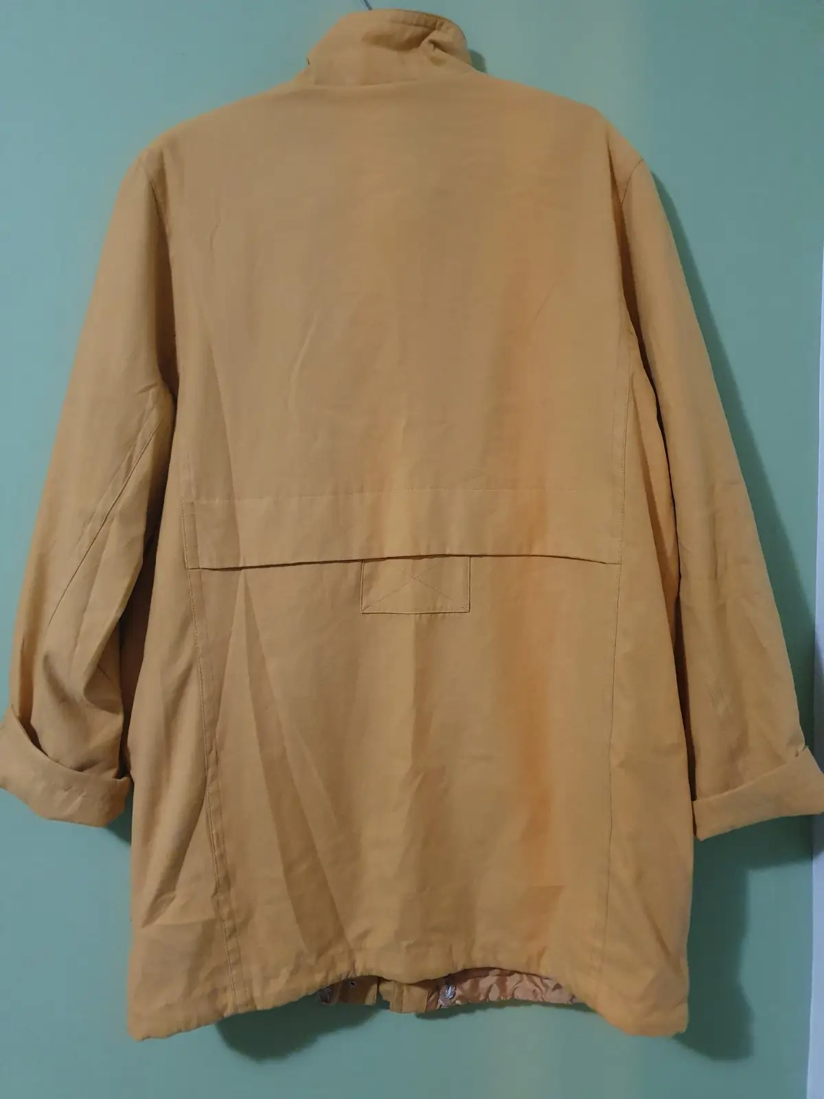 Mustard Yellow Utility Parka Jacket