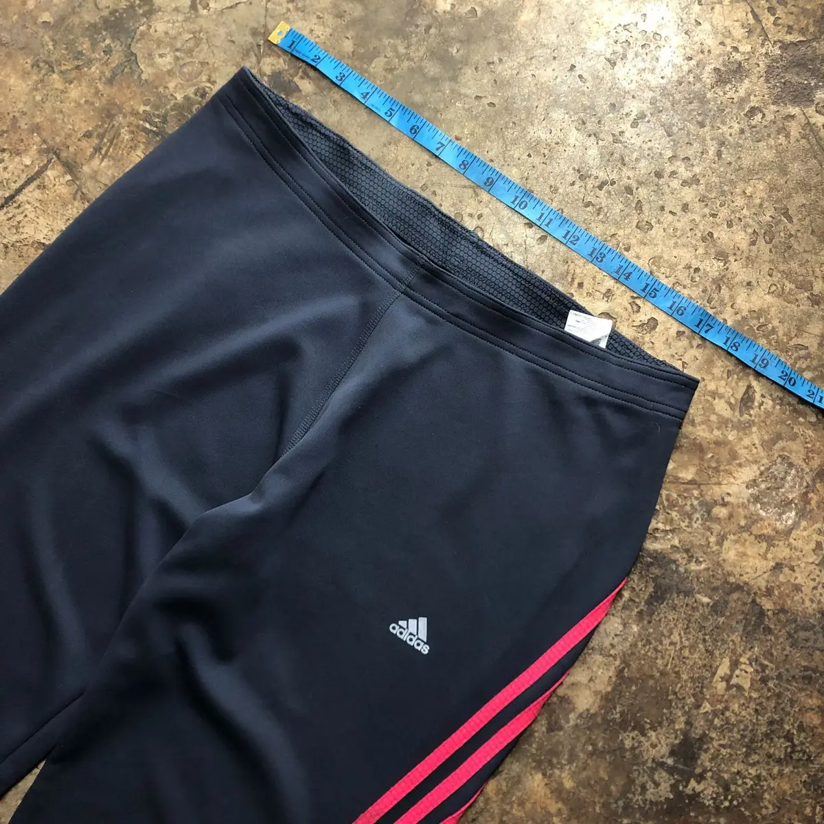 Adidas Three-Quarter Activewear Pants Grey and Pink