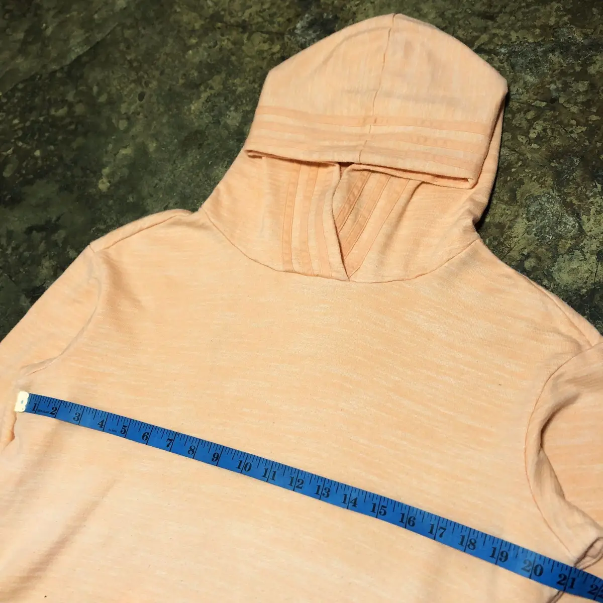Adidas Peach Cropped Hoodie