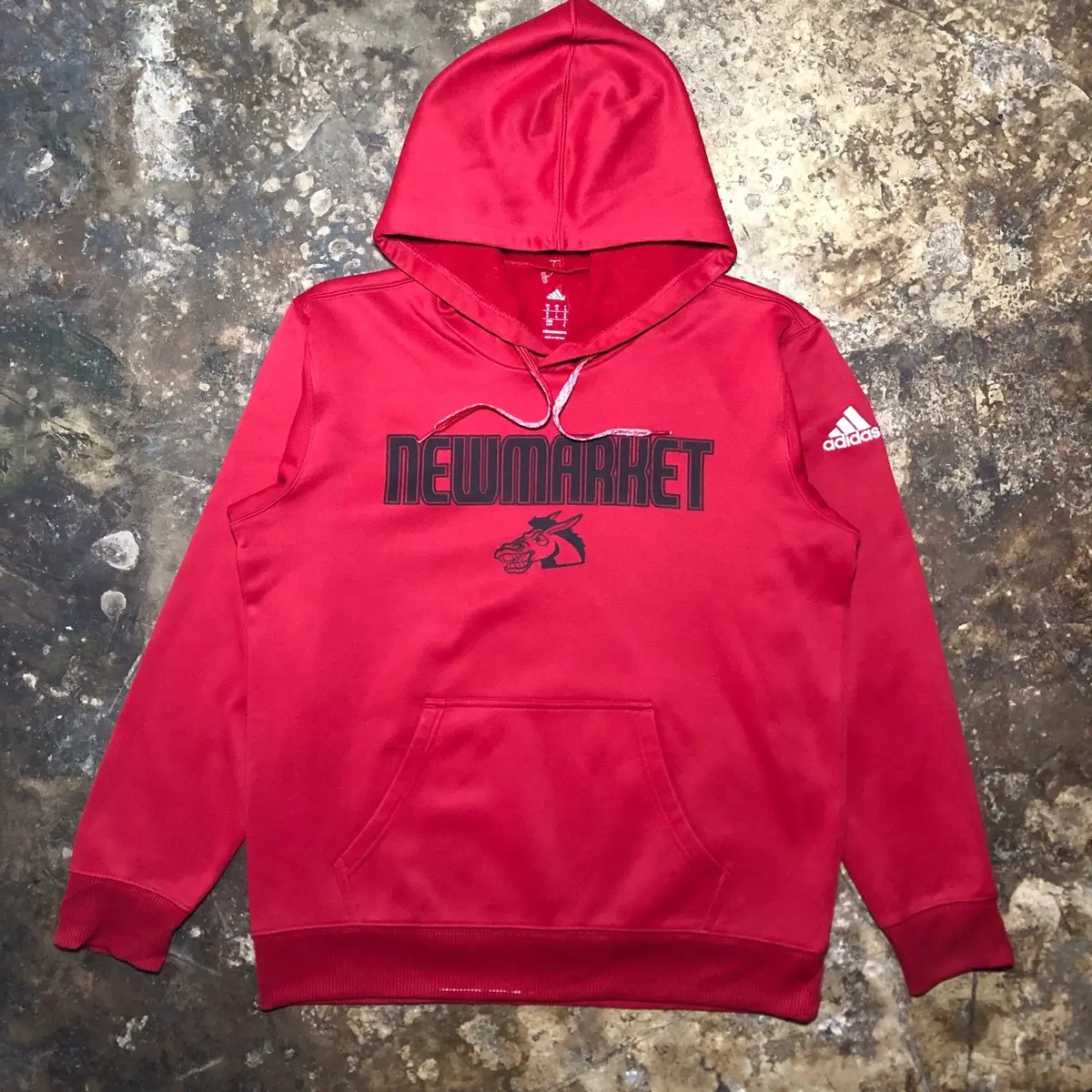 Adidas Newmarket Climawarm Red Hoodie