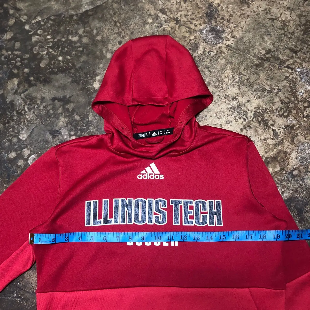 Adidas Illinois Tech Soccer Hoodie Red