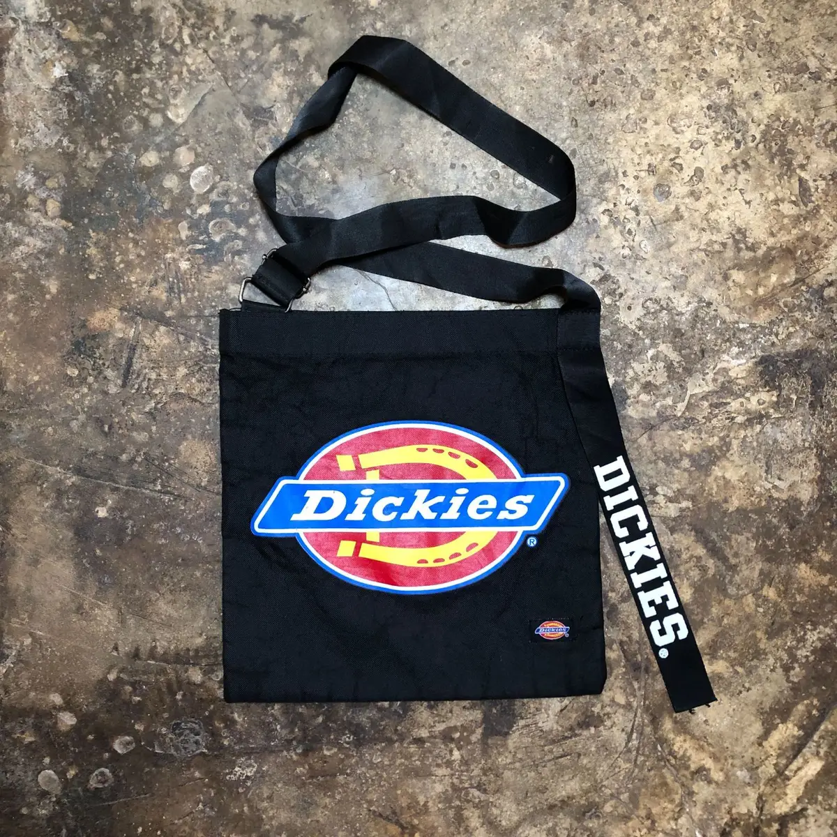 Dickies Black Crossbody Sacoche Bag