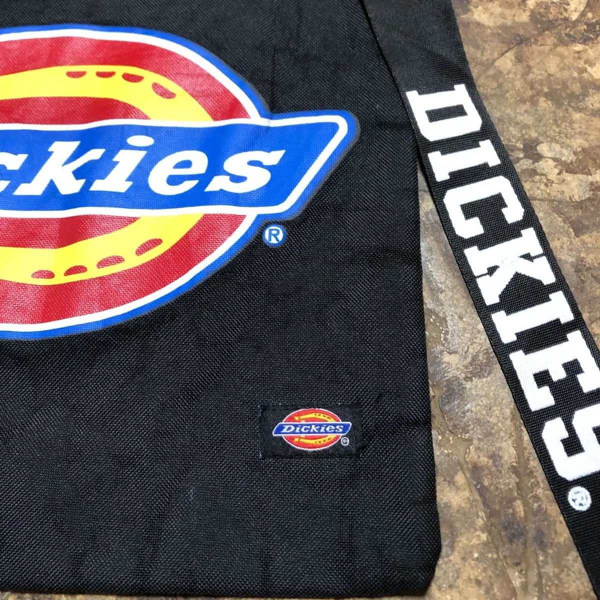 Dickies Black Crossbody Sacoche Bag