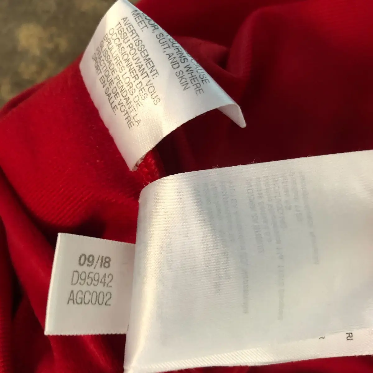 Adidas Kids Red and Maroon Track Jacket