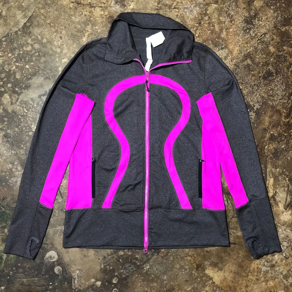 Lululemon Define Jacket Grey and Pink