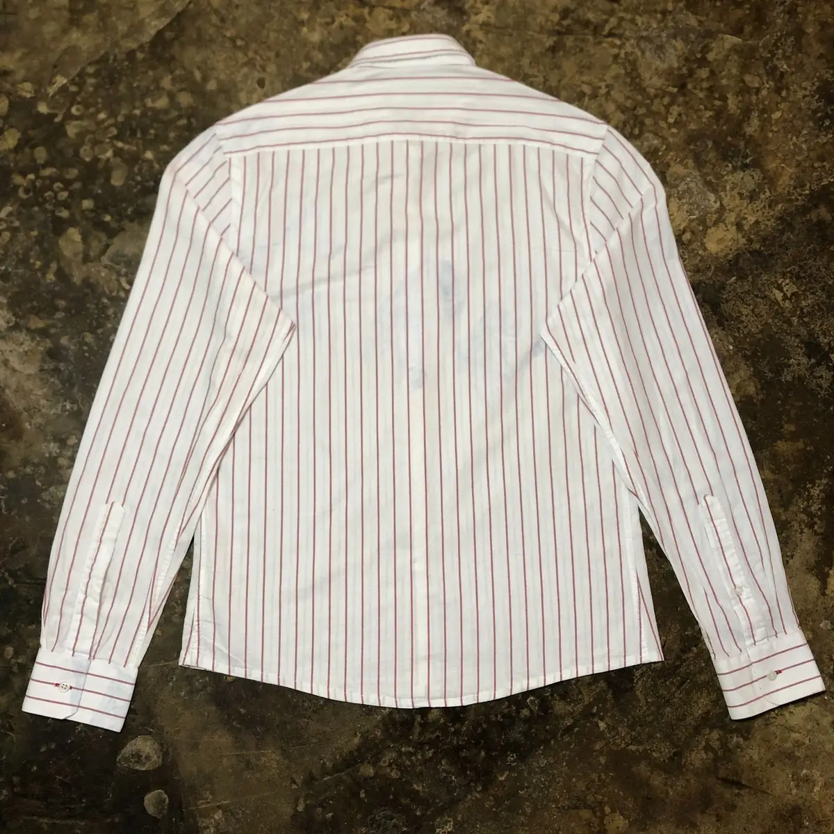 Zara Striped Long Sleeve Button-Up Shirt
