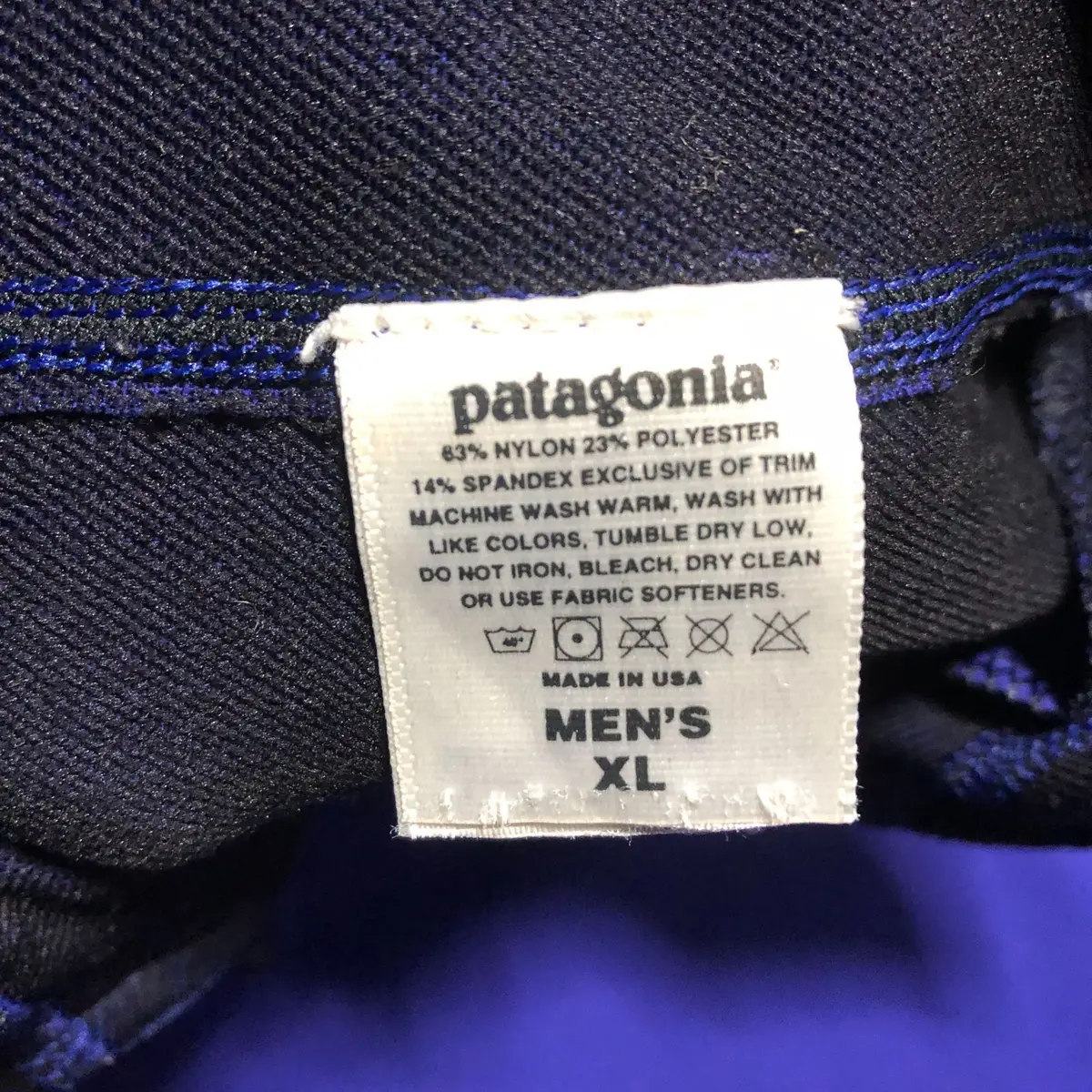 Patagonia Blue Quarter-Zip Pullover