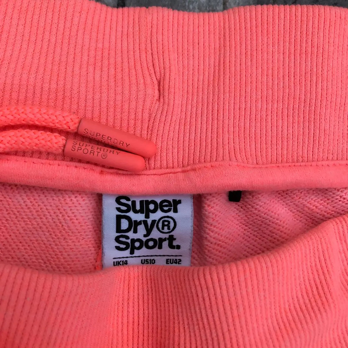 Superdry Sport Neon Pink Sweat Shorts
