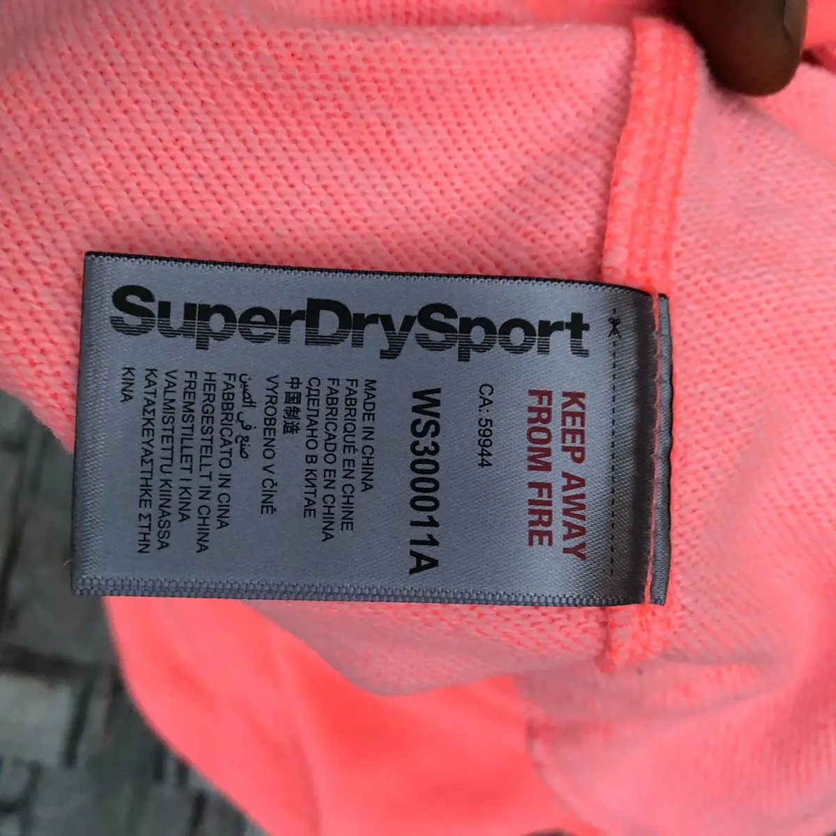 Superdry Sport Neon Pink Sweat Shorts