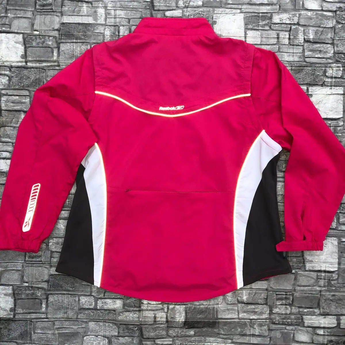 Reebok Vintage Colorblock Zip-Up Athletic Jacket