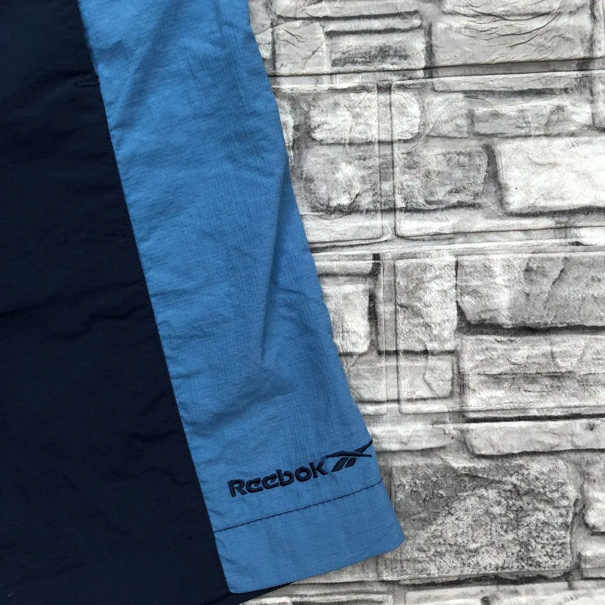 Reebok Vintage Belted Shorts Navy and Blue