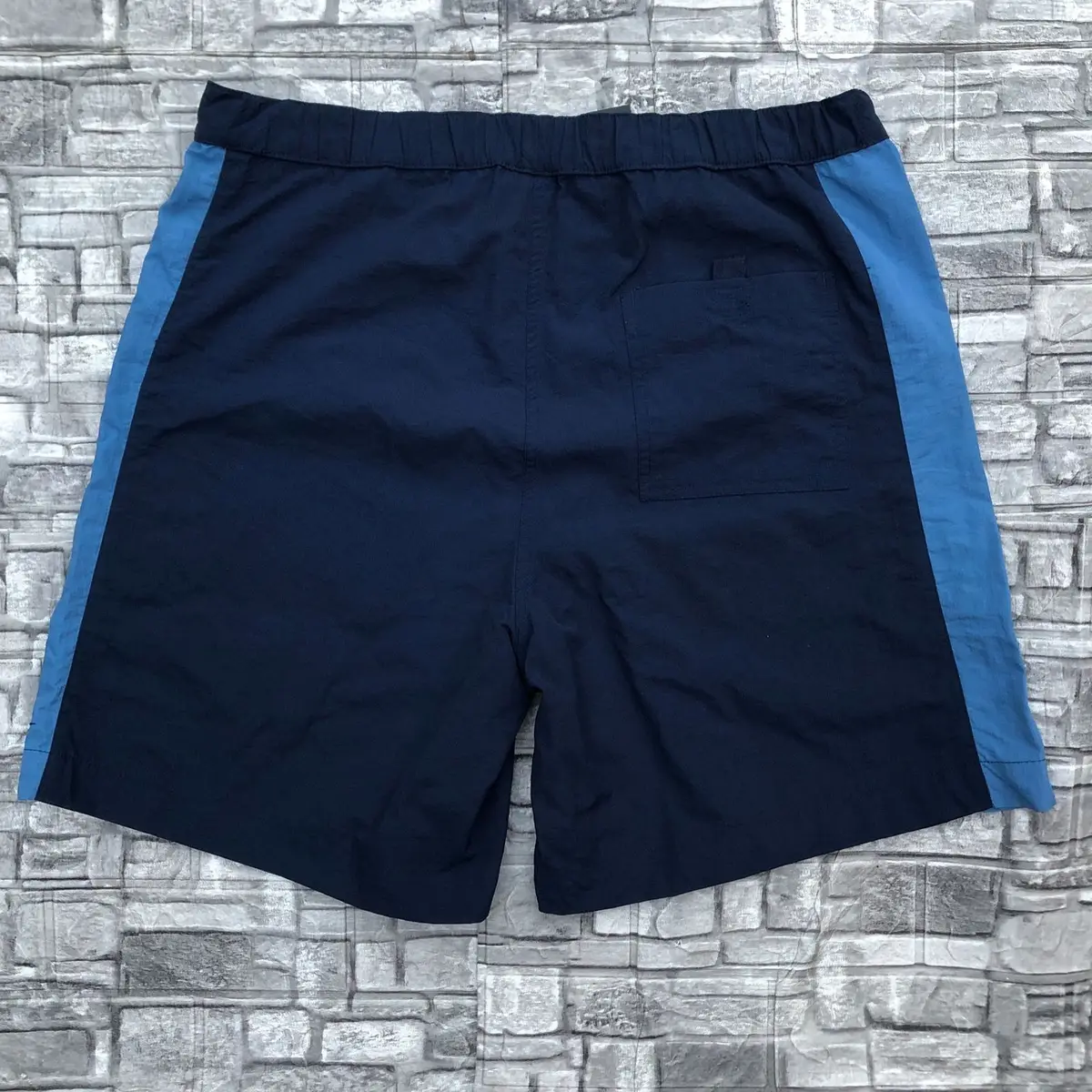 Reebok Vintage Belted Shorts Navy and Blue