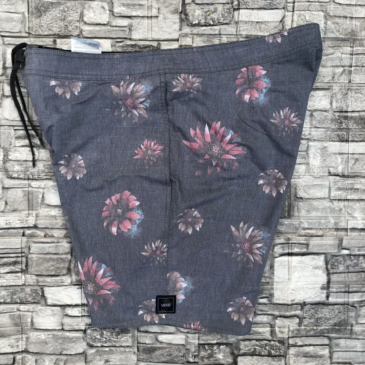 Vans Floral Print Boardshorts Grey