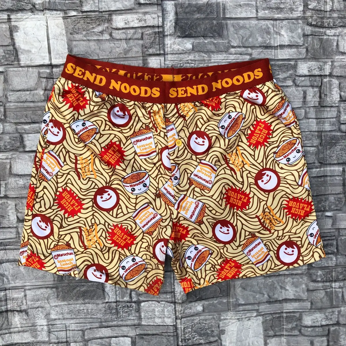 Maruchan Send Noods Novelty Boxer Shorts