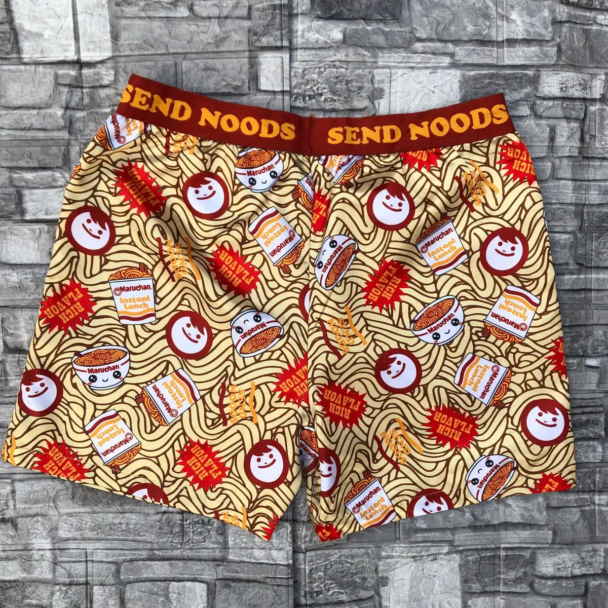 Maruchan Send Noods Novelty Boxer Shorts