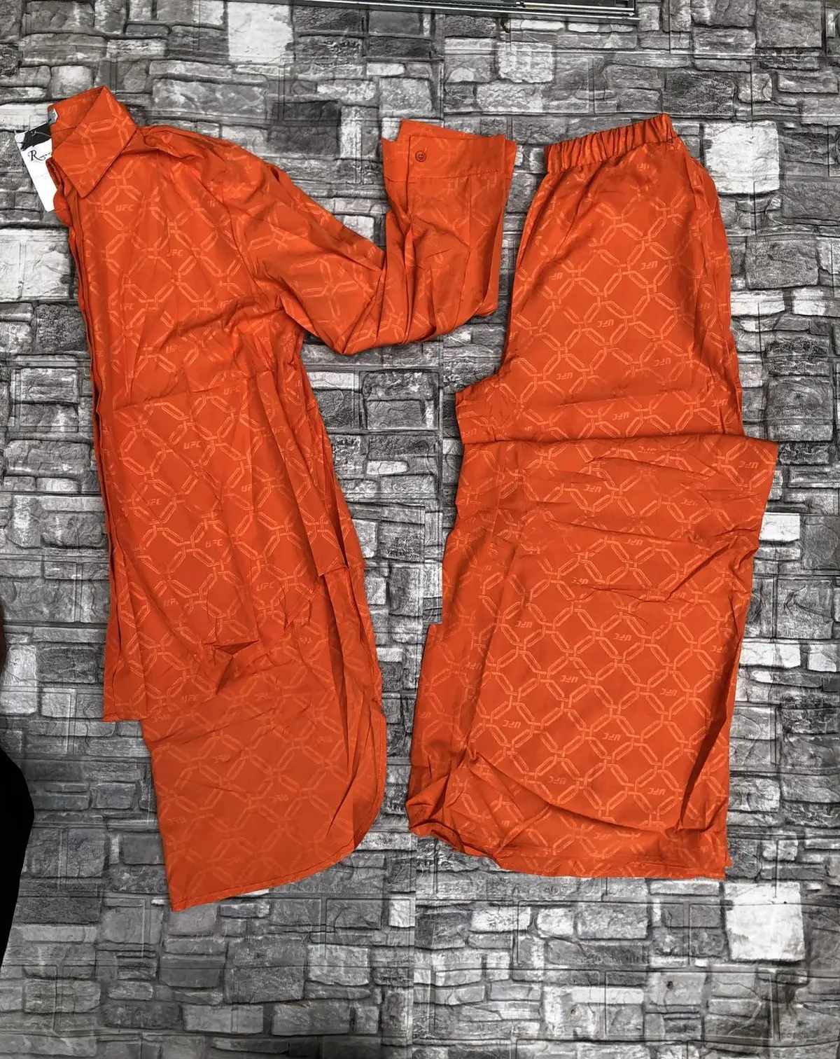 Orange UFC Monogram Two-Piece Matching Set