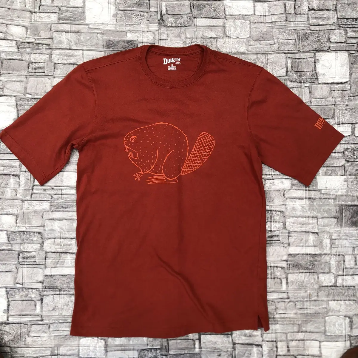 Duluth Trading Co Longtail T-Shirt Rust