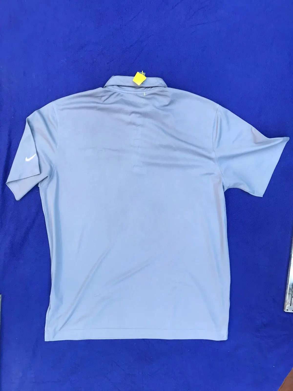 Nike Golf Dri-Fit Grey Polo Shirt with Ryobi Logo