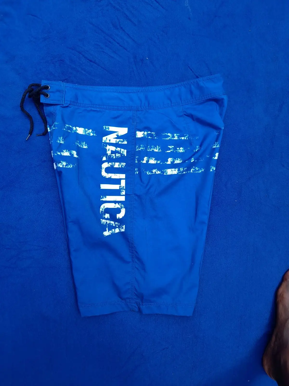 Nautica Blue Graphic Board Shorts