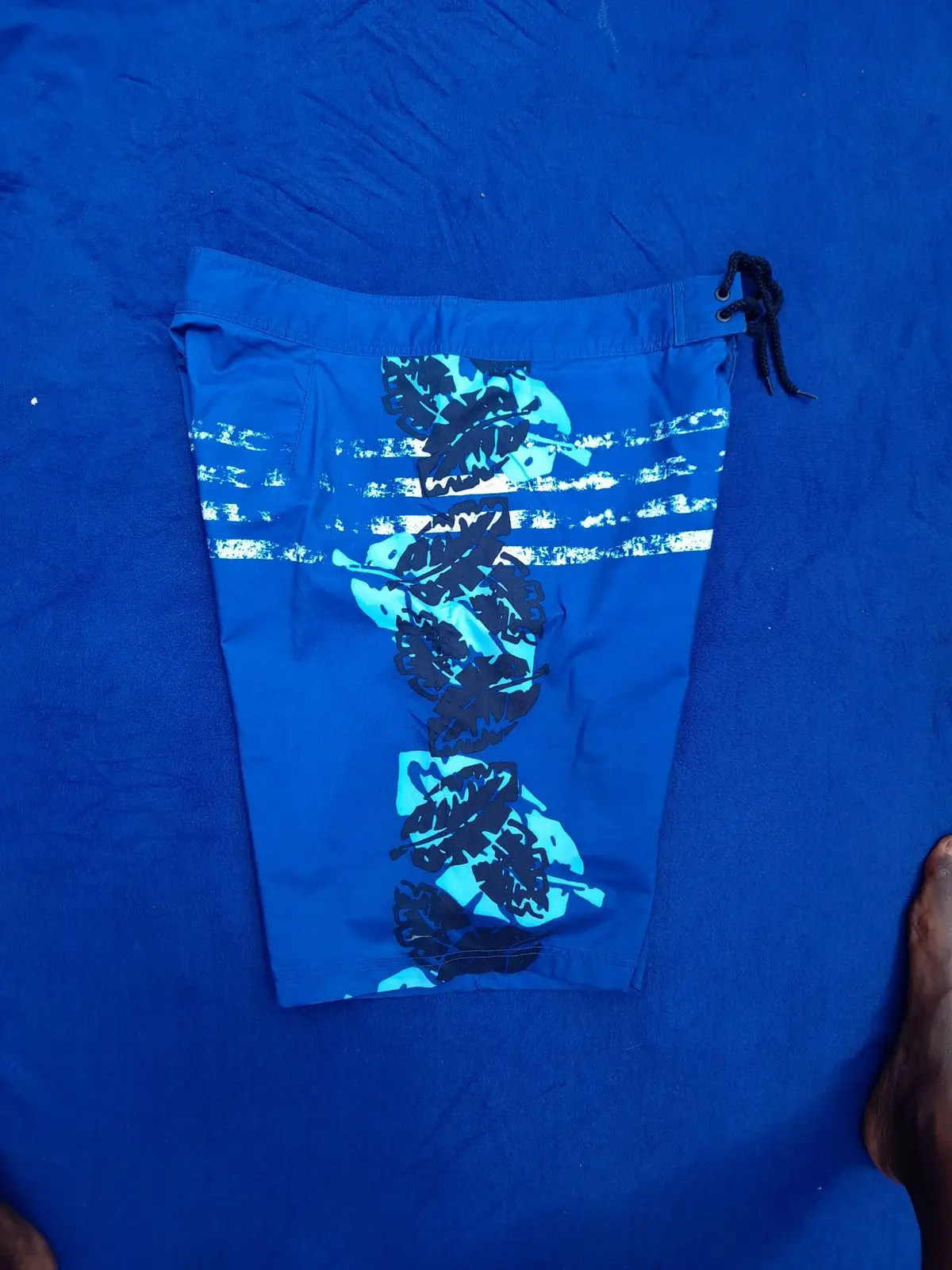 Nautica Blue Graphic Board Shorts