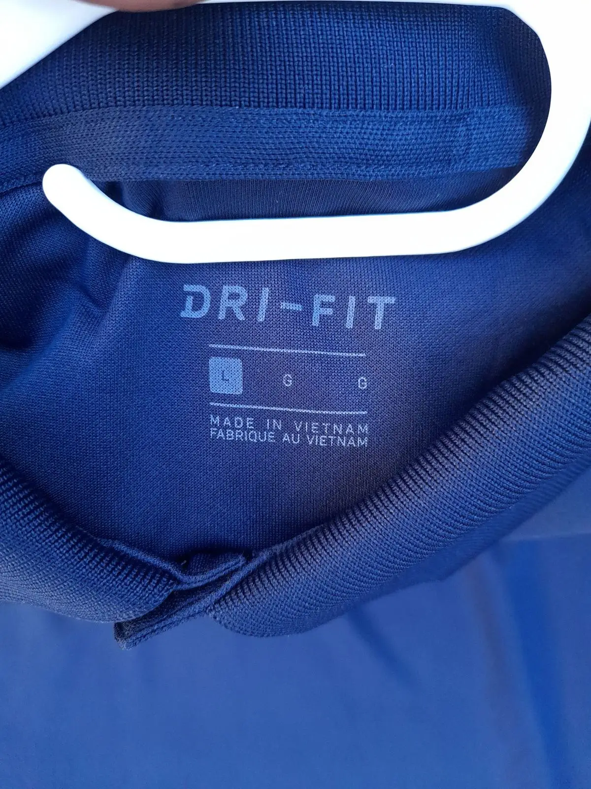 Nike Dri-Fit Navy Blue Polo Shirt