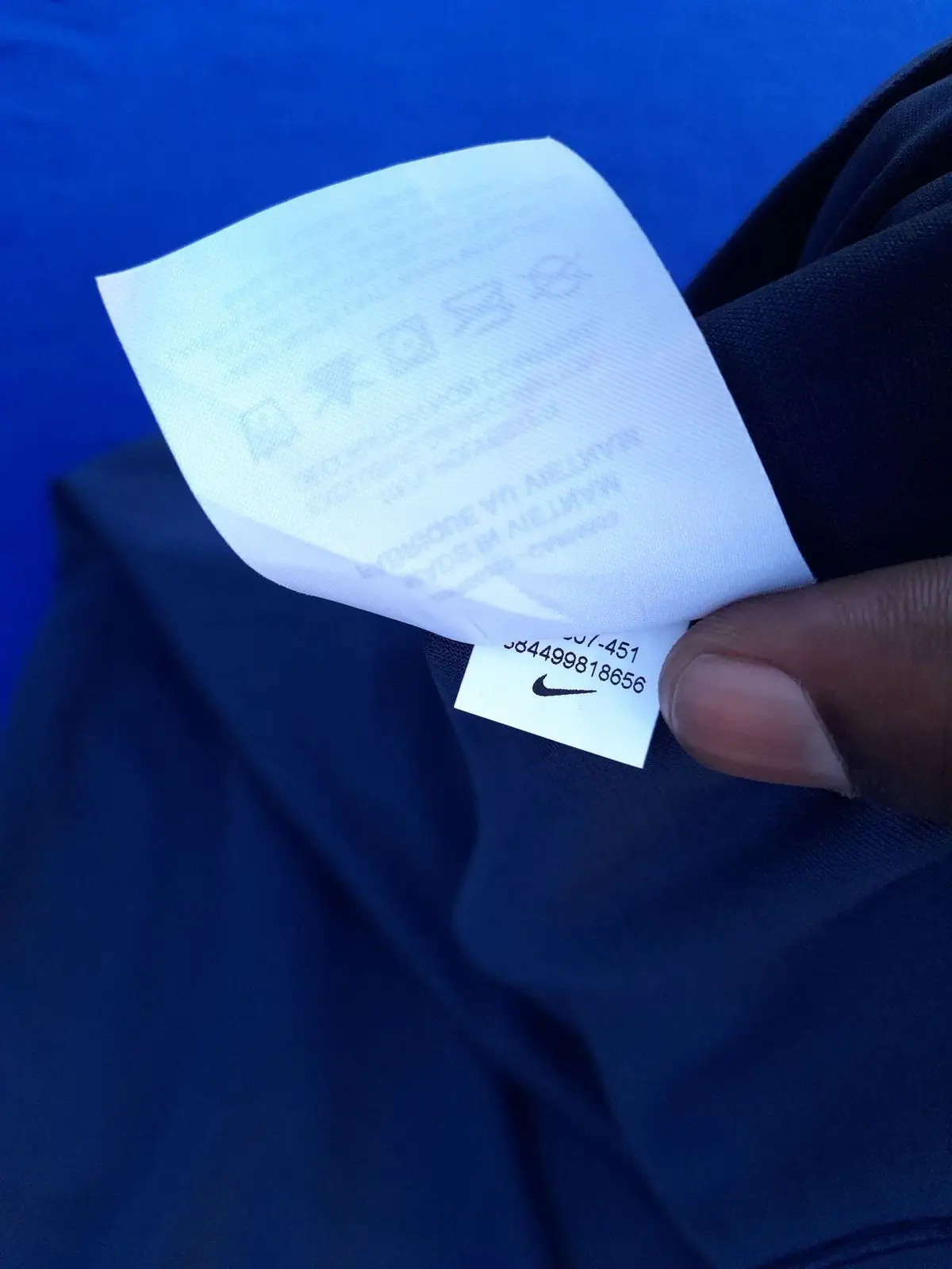 Nike Dri-Fit Navy Blue Polo Shirt