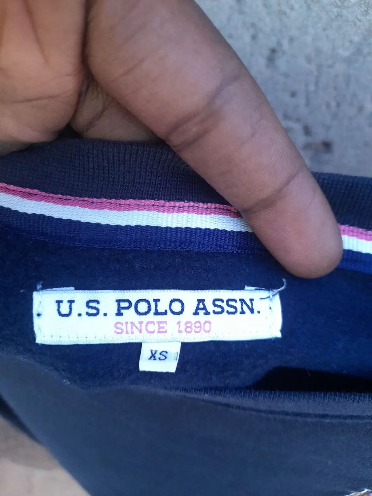 U.S. Polo Assn. Navy Crewneck Sweatshirt