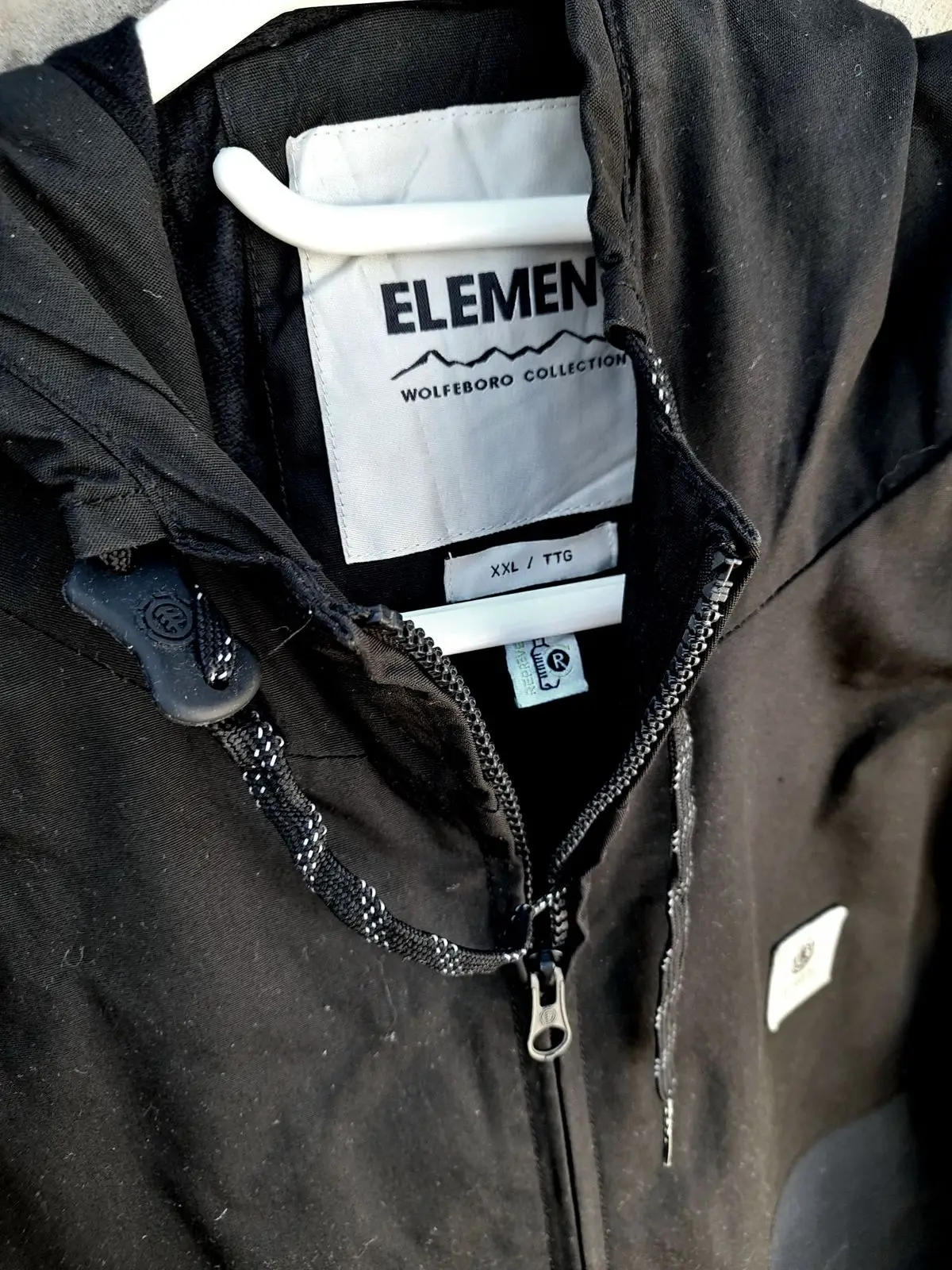 Element Two-Tone Hooded Windbreaker Jacket