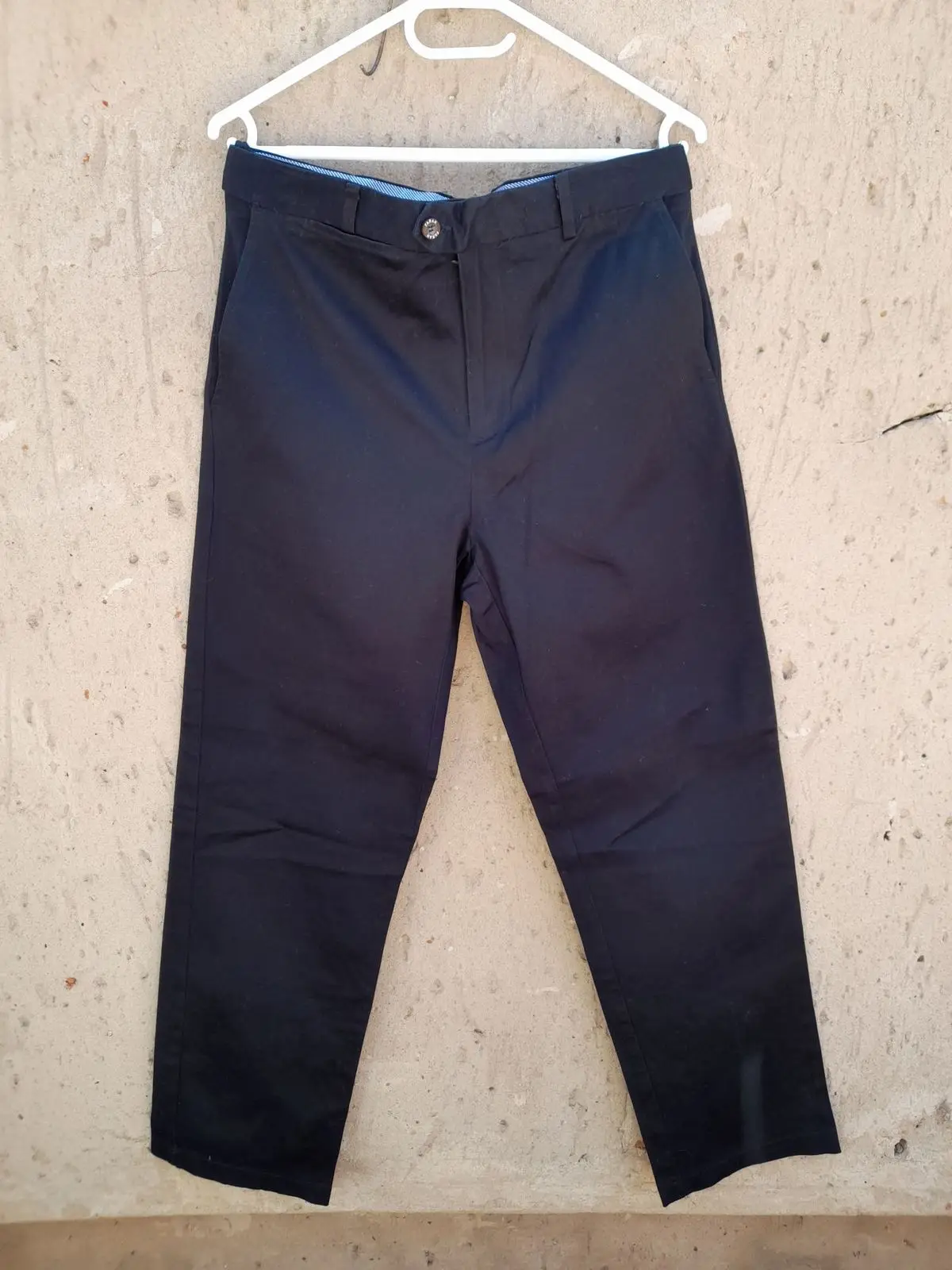 Farah Black Chino Trousers