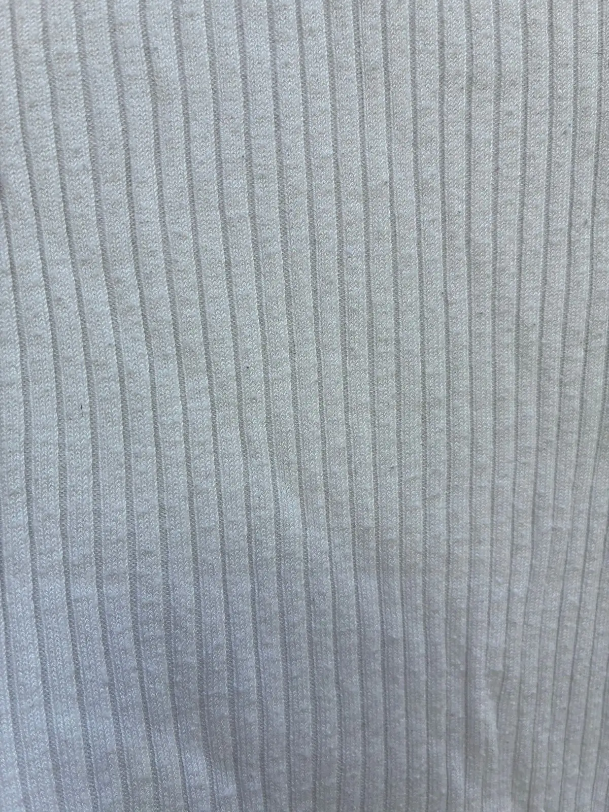 Mango White Ribbed Turtleneck Sweater