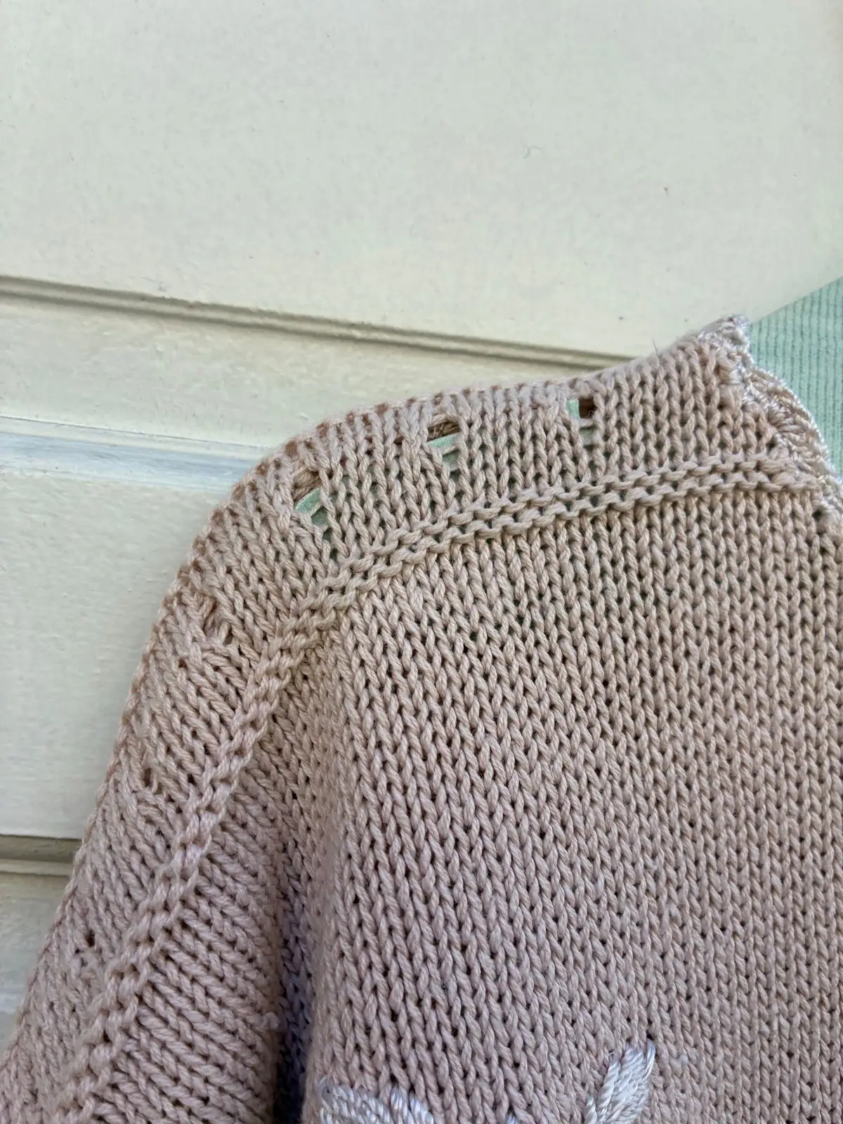 Edgars Embroidered Floral Knit Sweater