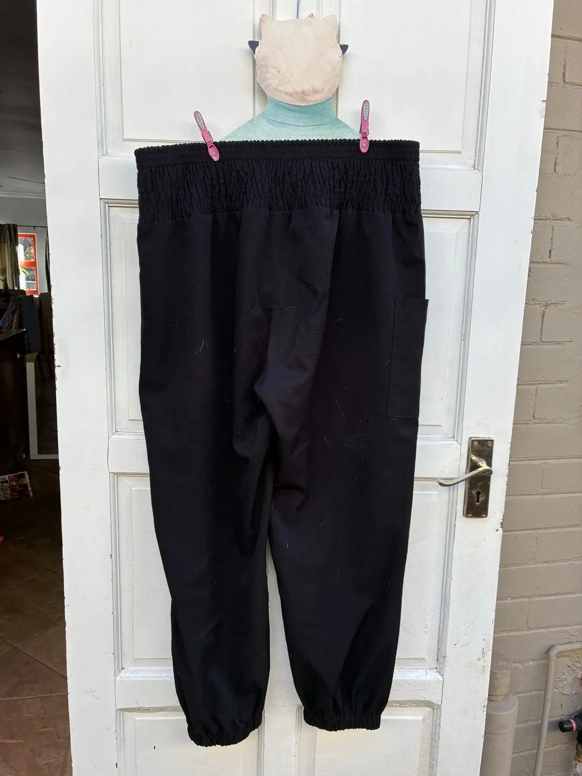 Shein Black High-Waisted Jogger Pants