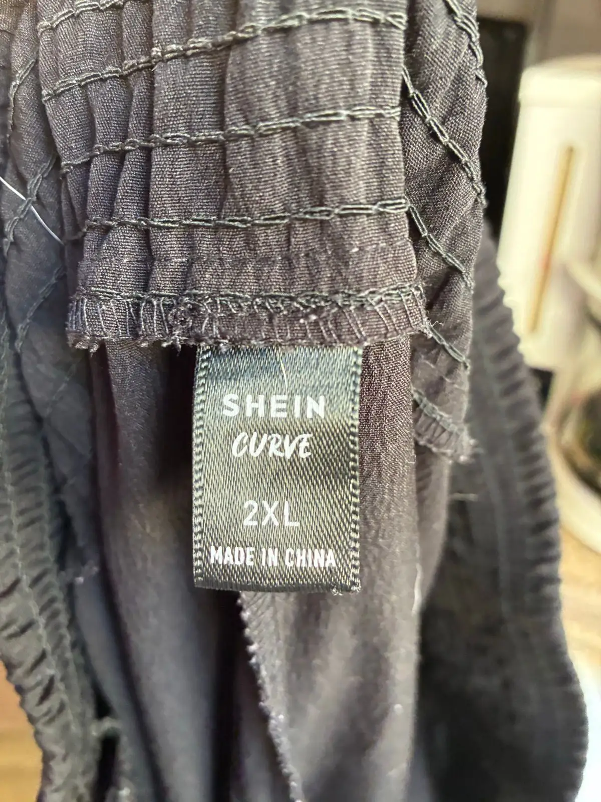 Shein Black High-Waisted Jogger Pants