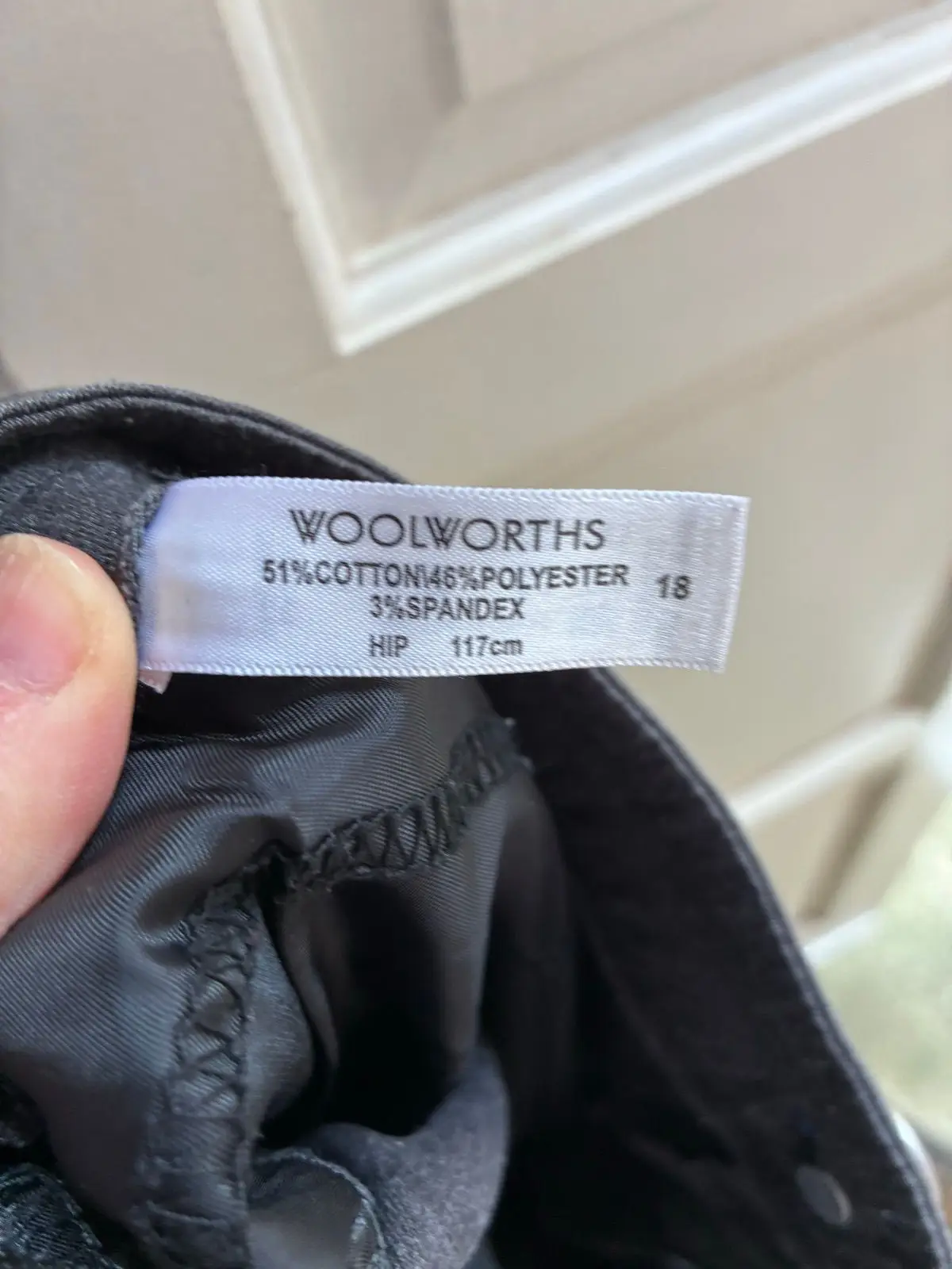 Woolworths Dark Grey Straight Leg Trousers