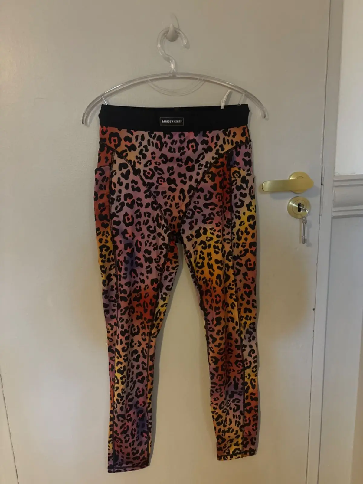 Fenty Savage X Fenty Leopard Print Activewear Leggings