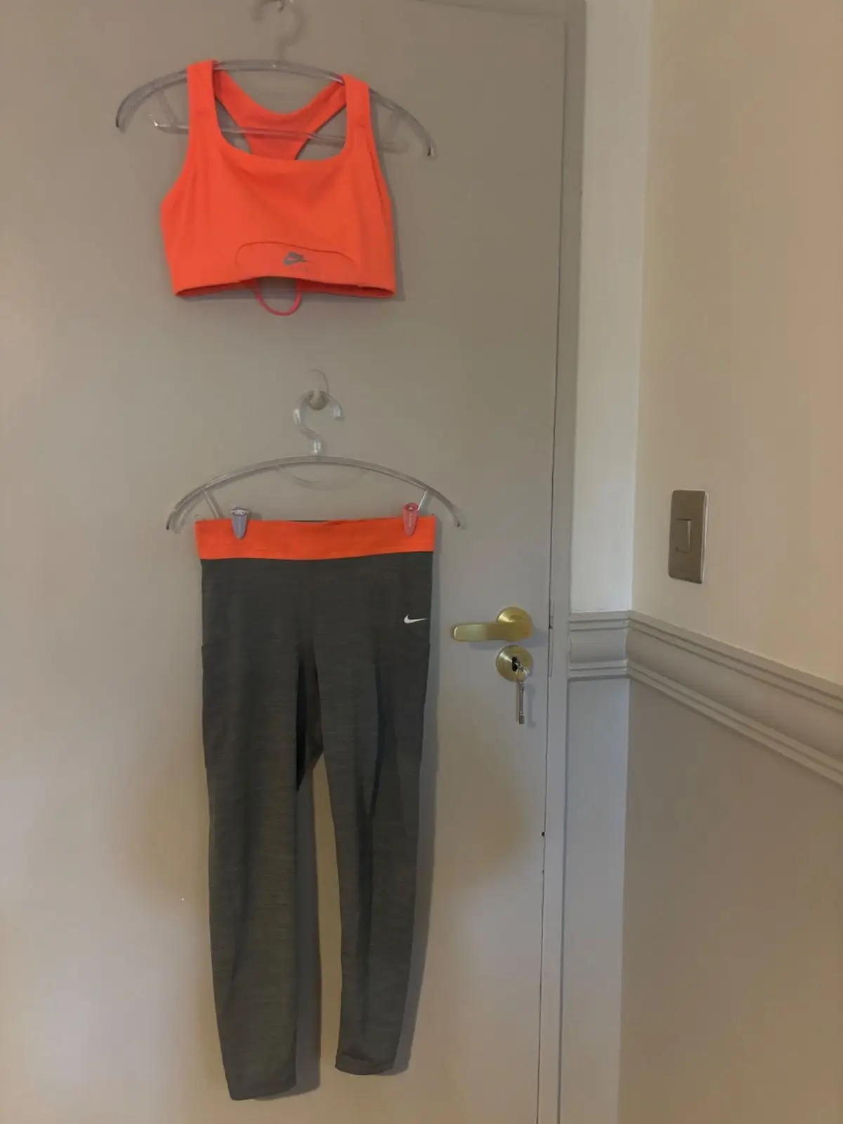 Nike Air Neon Orange Sports Bra