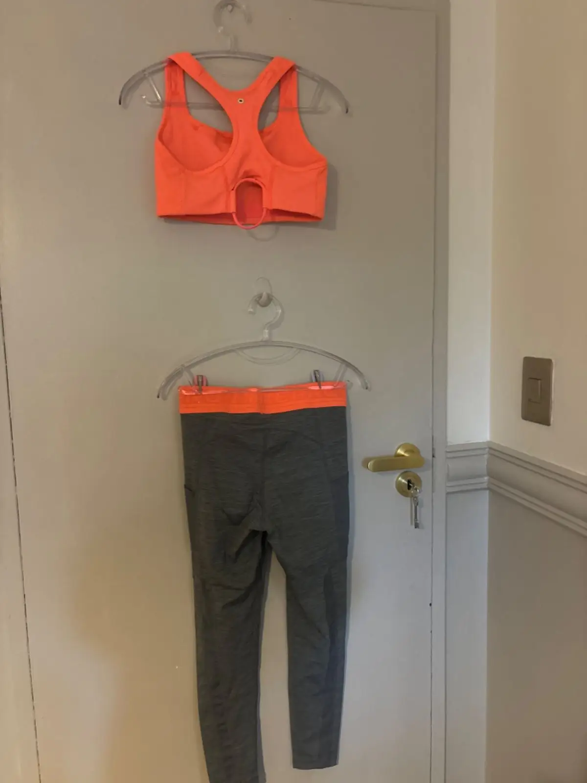 Nike Air Neon Orange Sports Bra