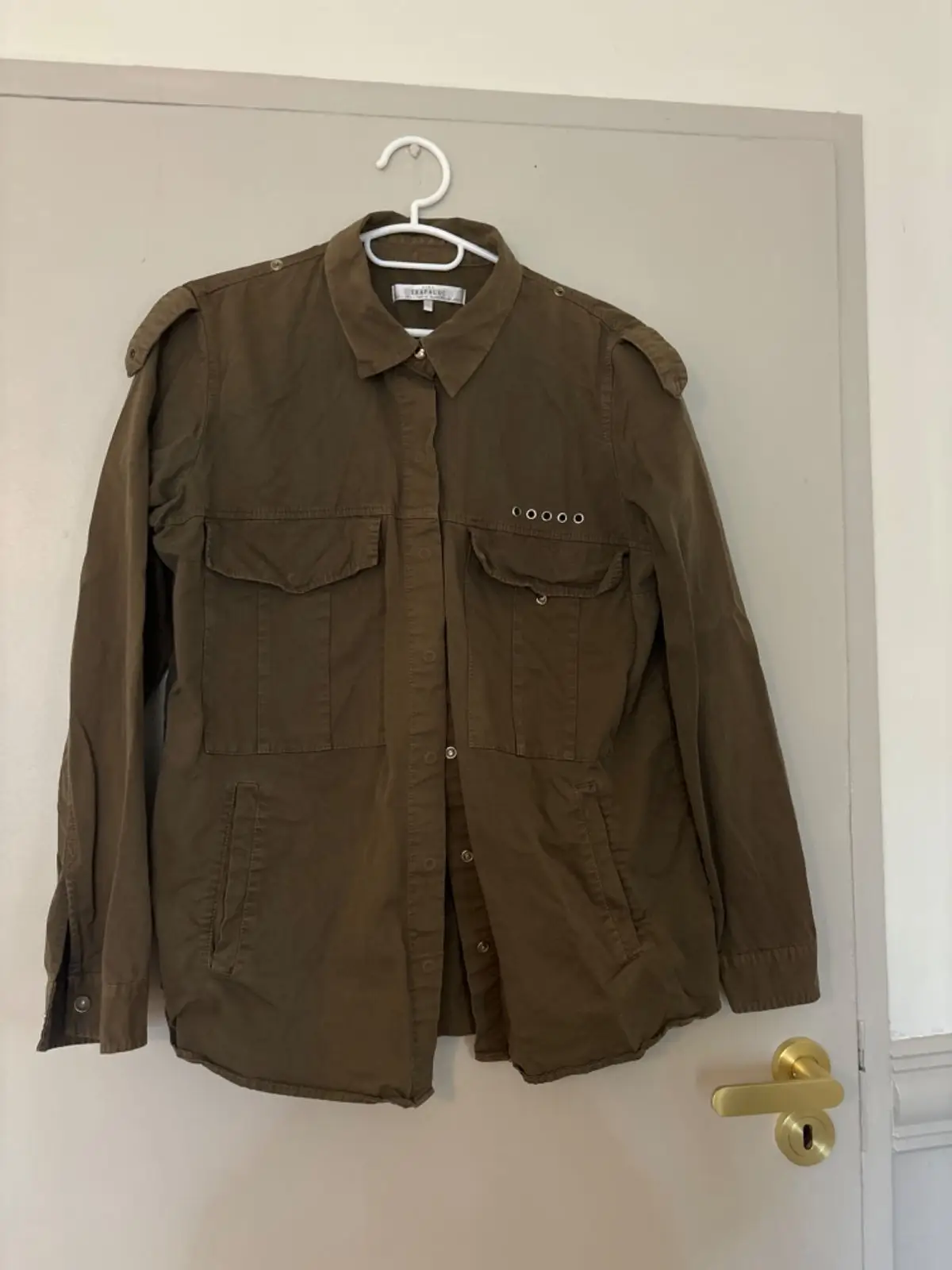 Zara Trafaluc Olive Green Utility Jacket