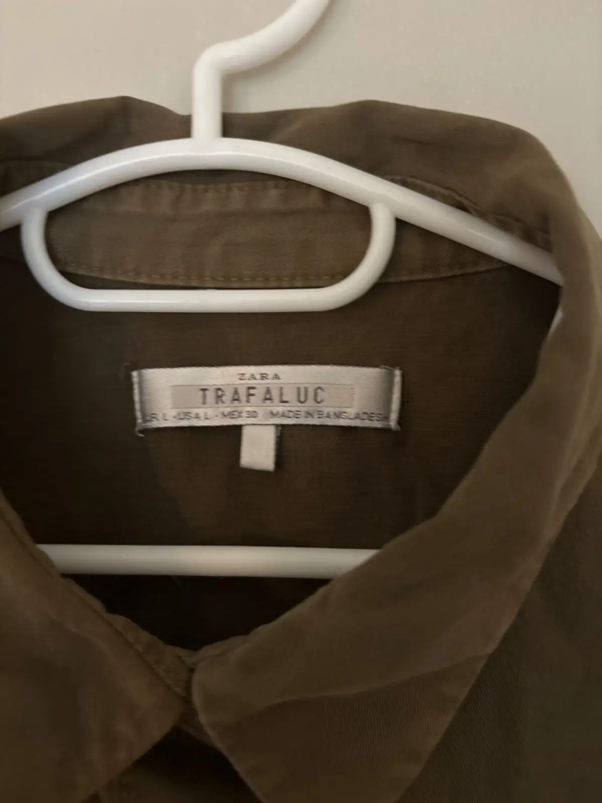 Zara Trafaluc Olive Green Utility Jacket