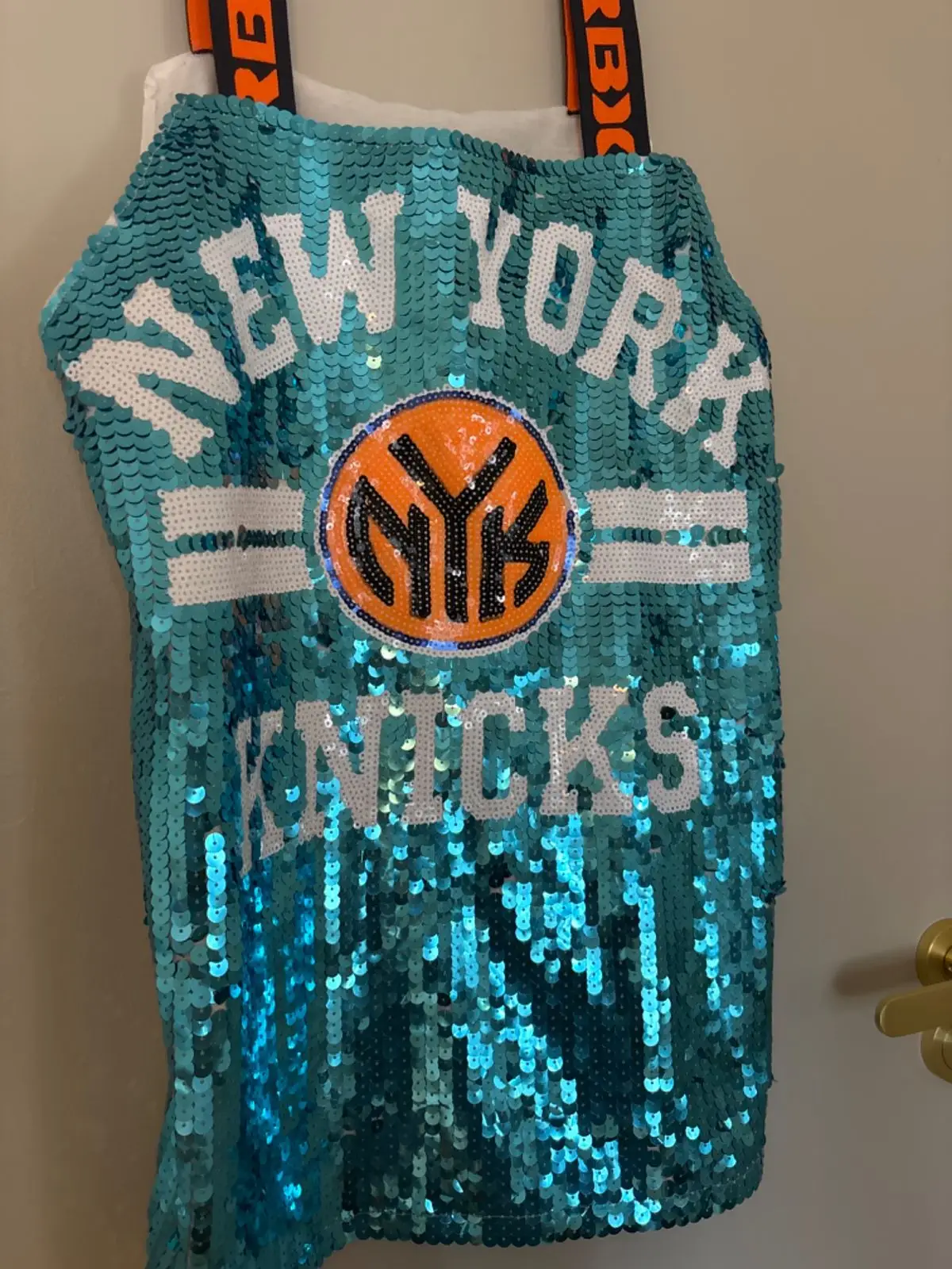 RBX New York Knicks Sequined Dress