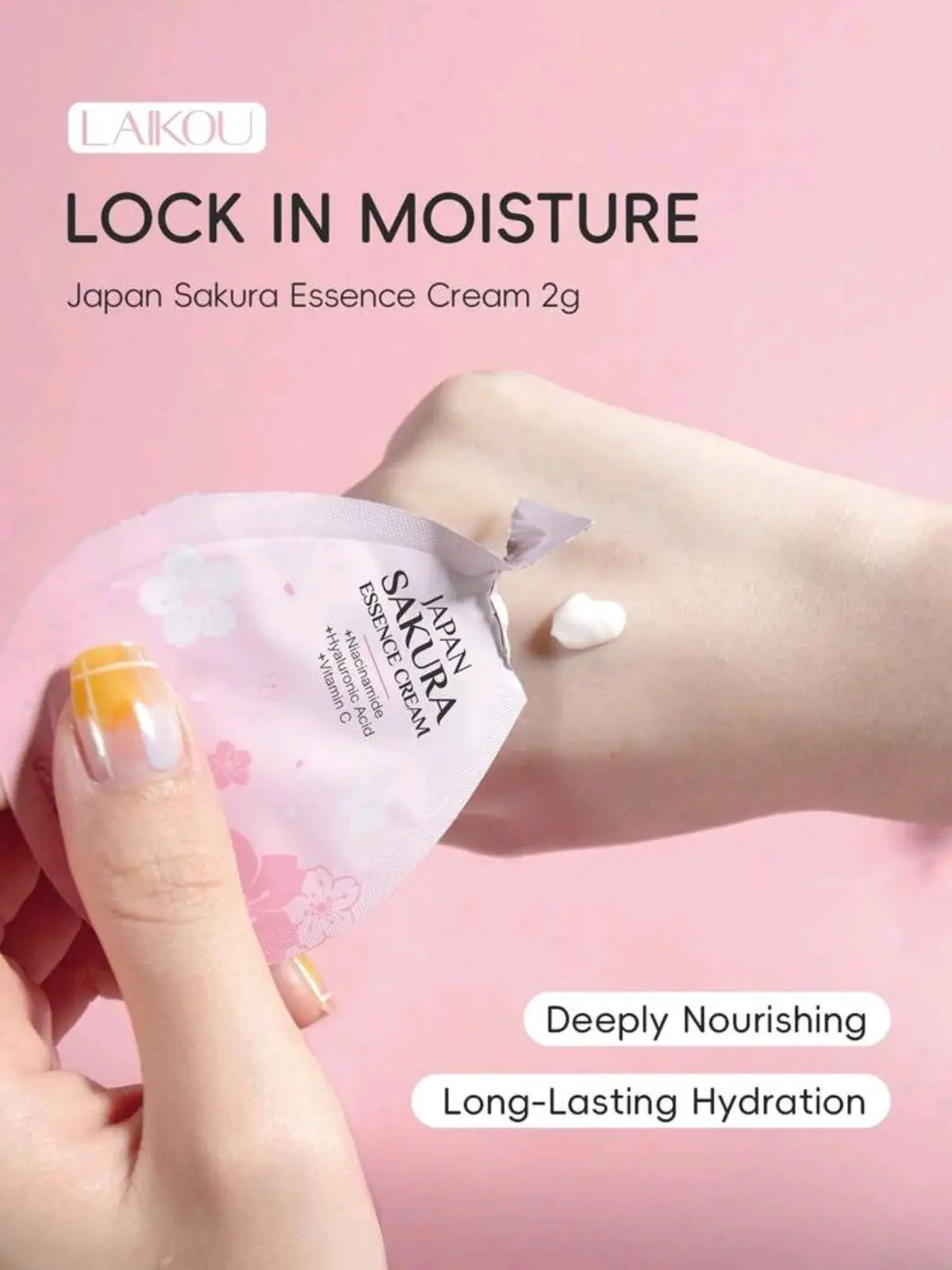 Laikou Japan Sakura Skincare Sample Sachet Set