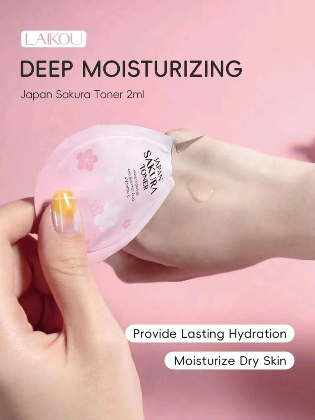Laikou Japan Sakura Skincare Sample Sachet Set